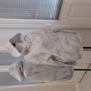 2/$60 Bluish Purple Design Hoodie - Size Small